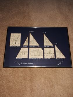 US Naval Academy Print/Sailboat 