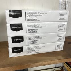 4x 500 sheets Printer Paper 8x11 (Amazon Basics)