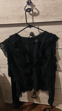 Black evening wear/cocktail attire top