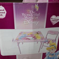 Disney Princess Table & Chair