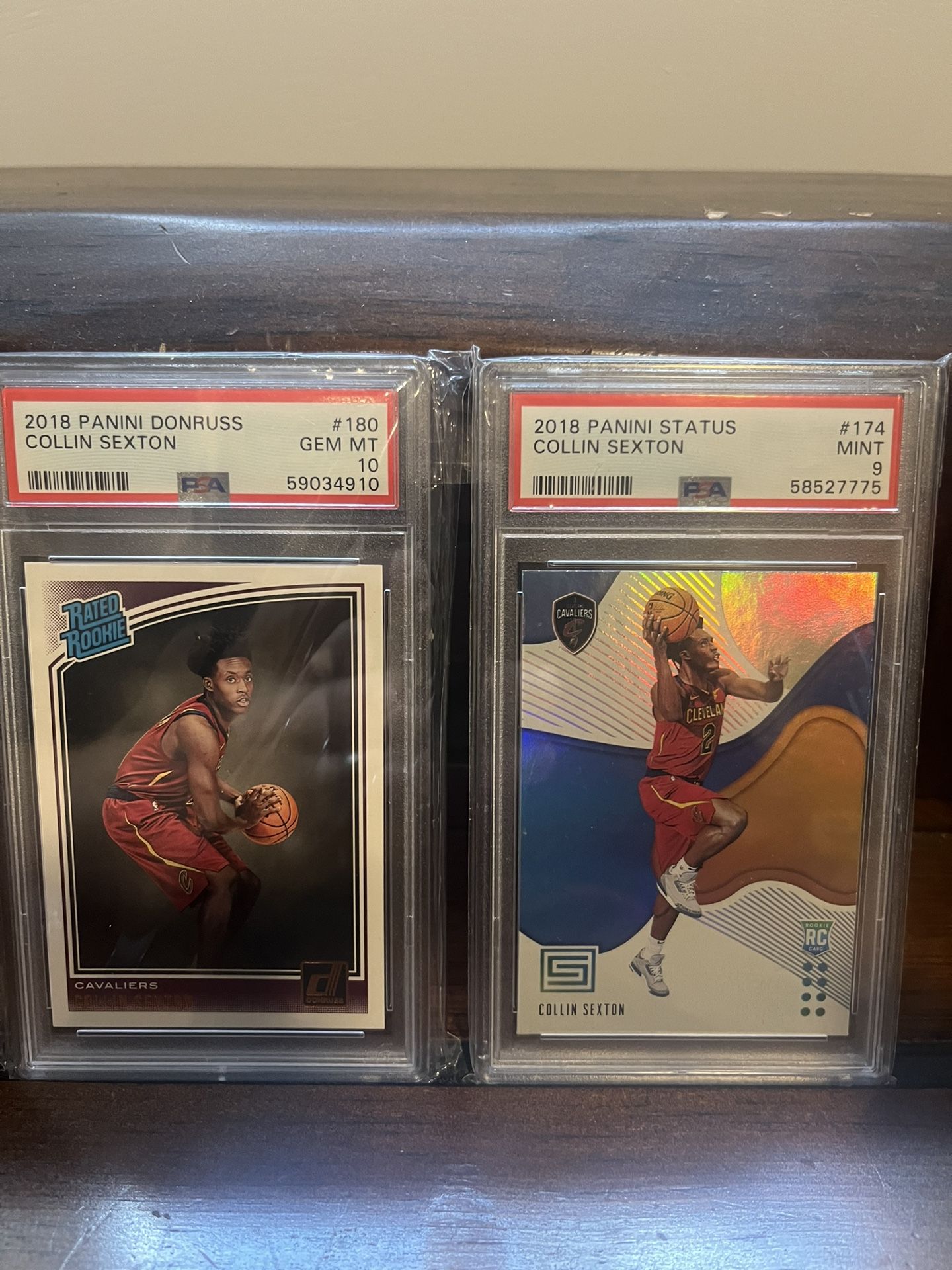 🏀 Collin Sexton ROOKIE Lot (2) PSAs Graded 🏀