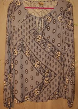 Vintage Como Long Sleeve Blouse (XL 14-16)