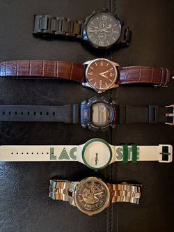 Gshock Armani Lacoste Keneth Cole