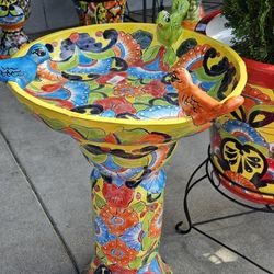 💥talavera Birdbath (Fountain)talavera & Clay Pottery Store 12031 Firestone Blvd Norwalk Ca 90650  Open Every Day From 9am-7pm Instagram @casaxartesan
