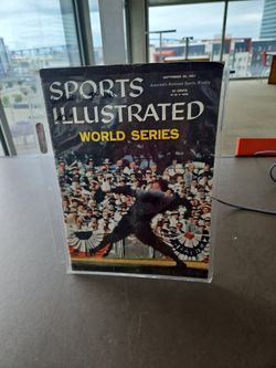 1957 SPORTS ILLUSTRATED YANKEES WORLD SERIES EDITION NO ADDRESS LABEL,$50