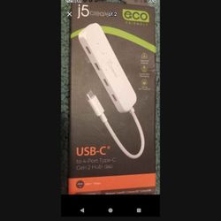 j5create  4 port USB-C Gen 2 Hub T