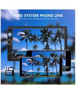 2Din Car Radio MP5 Stereo Multi-Player MirrorLink For Android IOS