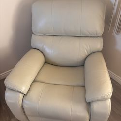 Leather Power Recliner Sofa