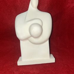 6 Inch Alabaster Greek Modern Man Statue Imported From Greece