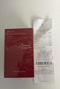 baccarat rouge 540 red