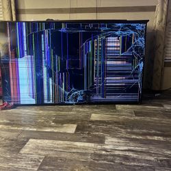 BROKEN 75” Roku Tv 