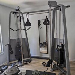 Precor Icarian Functional Trainer With Dual 240 Lb Weight Stacks & Adjustable Pulleys- Commercial Gym Equipment 