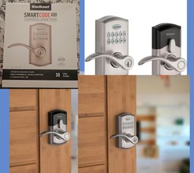Smart code 955 lock door Satin Nickel