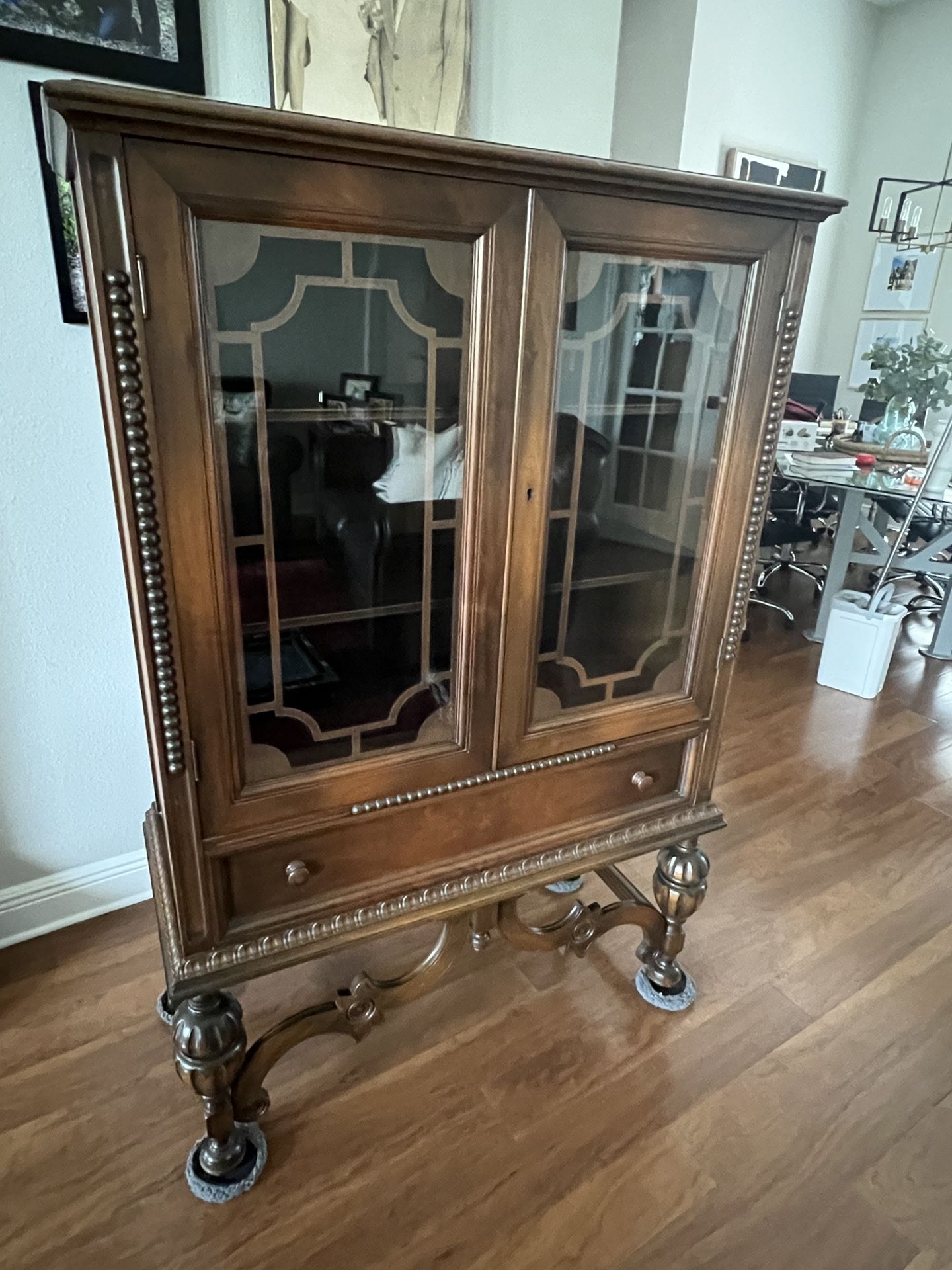 1929 Antique China Cabinet