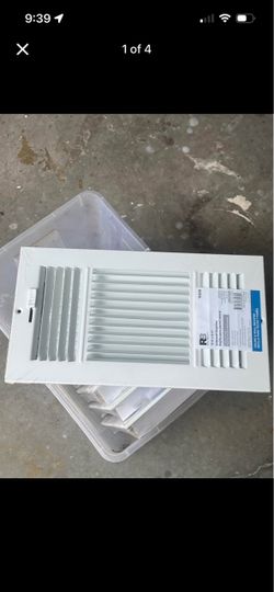 RELIABILT 12x6 New Air Register Vent—3 Available