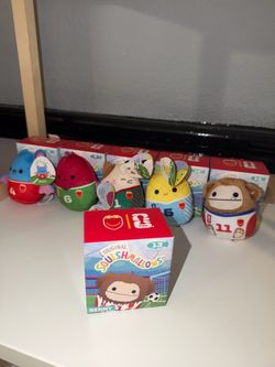 Squishmallow McDonalds world cup collectibles