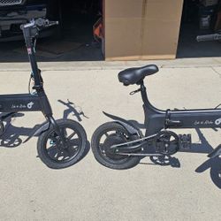 2 Electric  Bikes.
