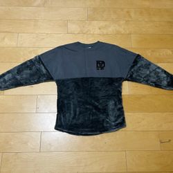 DISNEY WORLD Spirit Jersey Mickey Mouse Gray Fleece