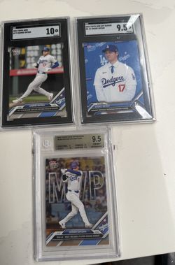 Shohei Ohtani 3 lots graded card