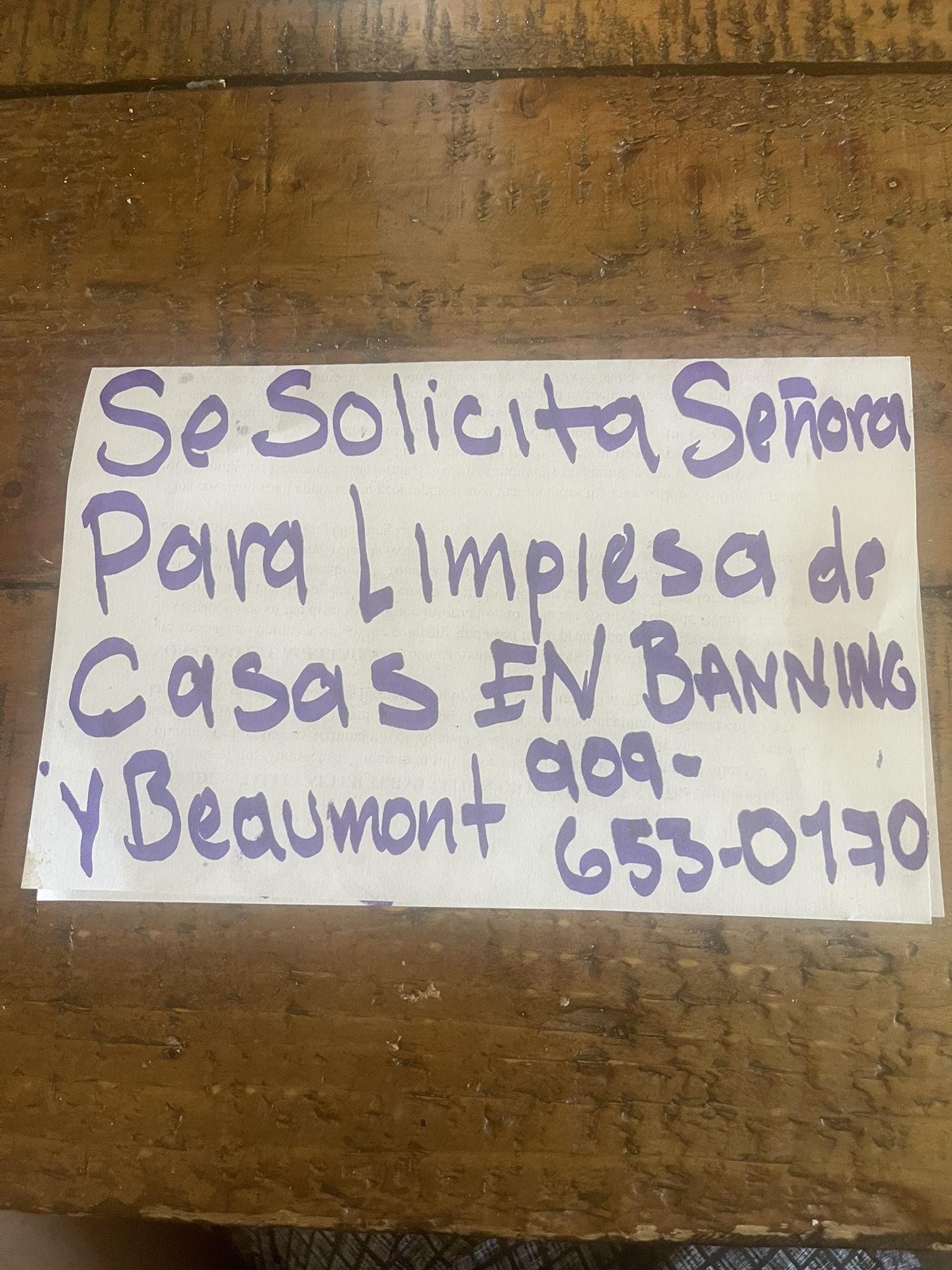 En El Área De Banning And Beaumont