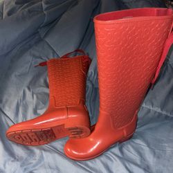 Coach Tall Rain Boots !!!