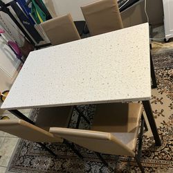 Dining table with 4 chairs