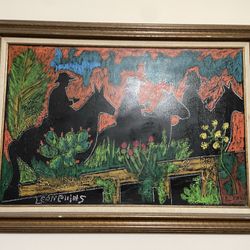 Leon Collins Framed Canvas 