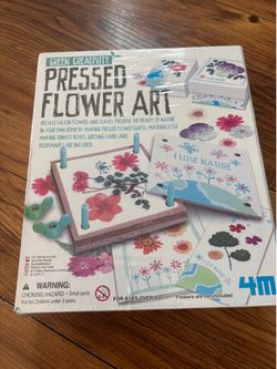 4M Green Creativity Pressed Flower Art Kit