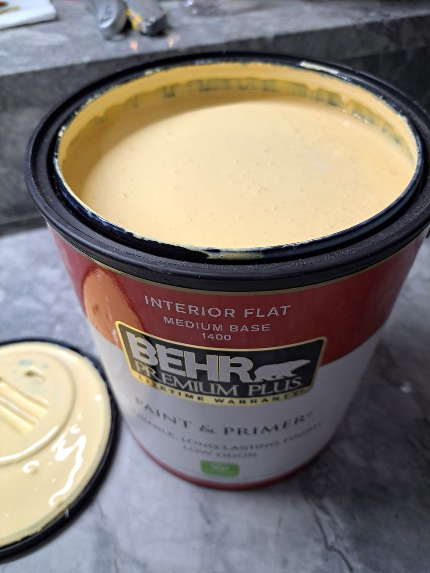 Behr Marsh Marigold $25 Flat Paint