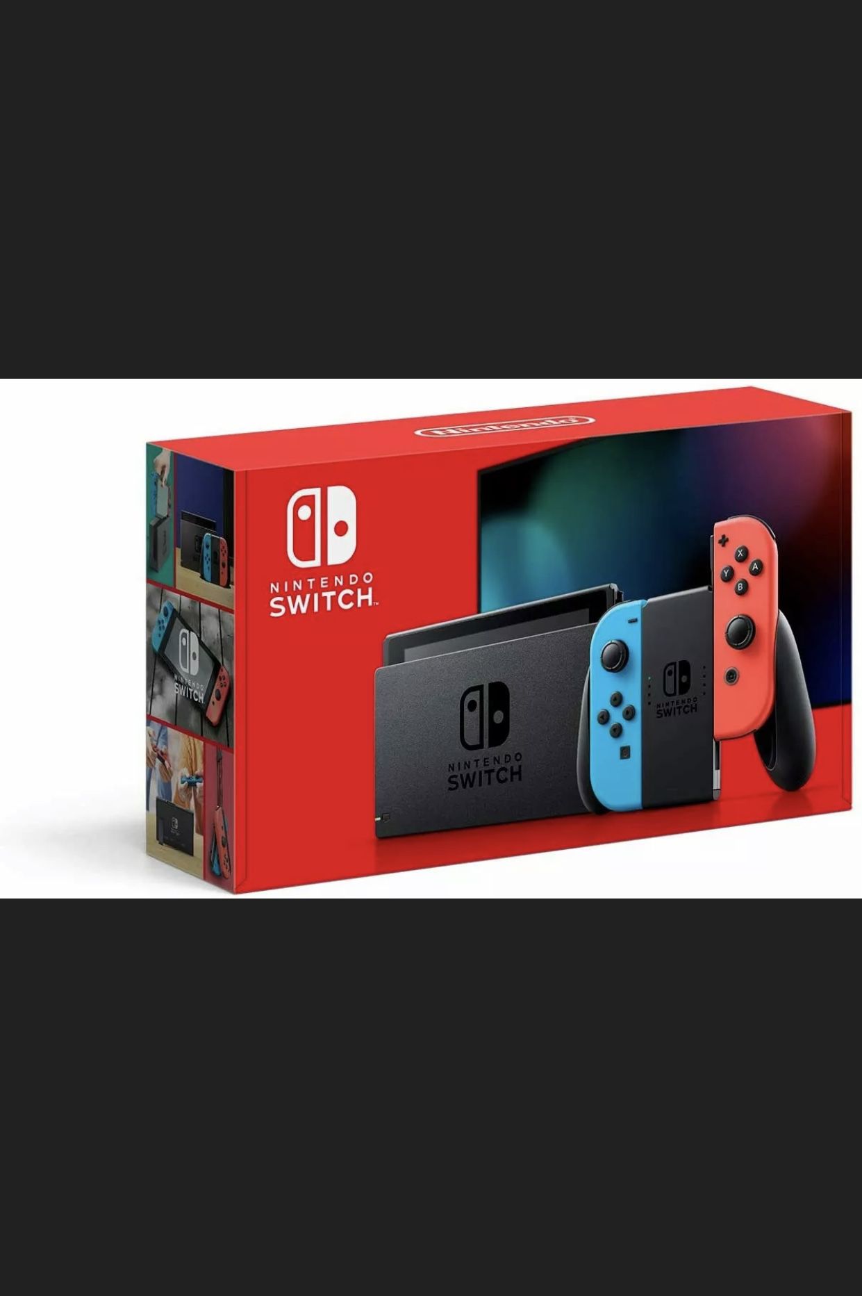 Nintendo Switch w/ Neon Blue & Red Joy‑Con Grey 32GB (Newest Model)