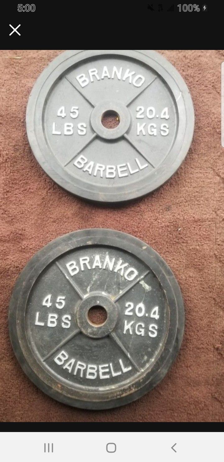 2" HOLE OLYMPIC BRANKO 45s