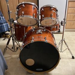 5 Pc Drum Kit By Taye .. A Tour Pro TourPro  Drum Set
