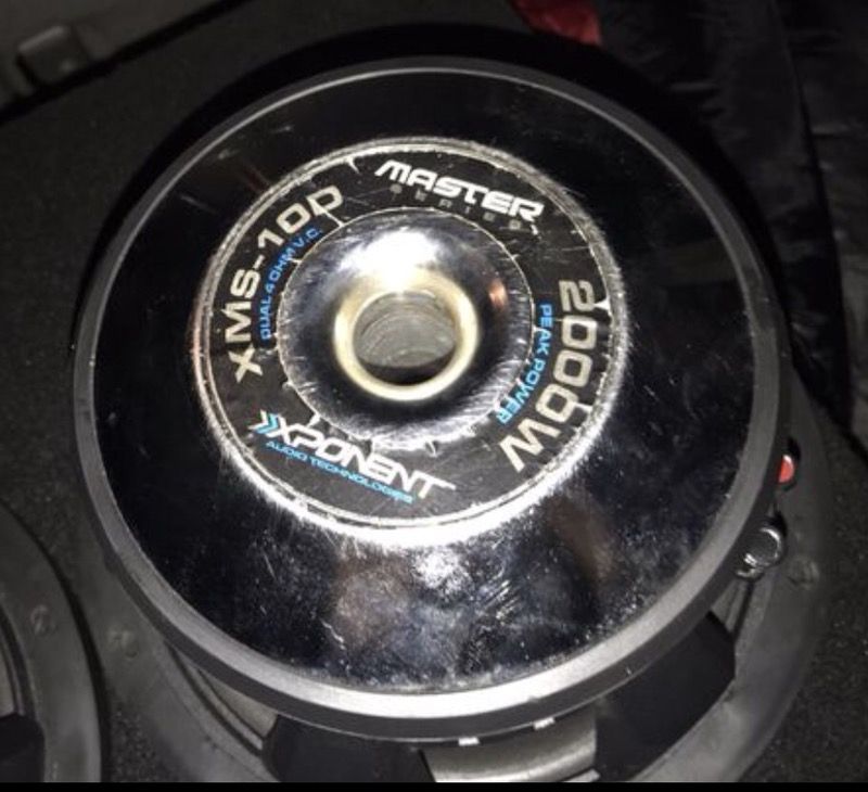 Xponent Master 10” subs