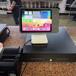 POS System Square Stand Cash Drawer Printer 
