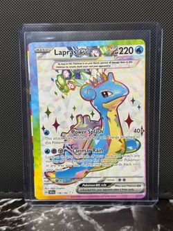Lapras EX error Pokemon Card