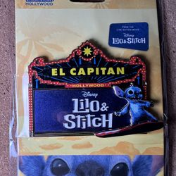 DSSH Disney El Capitan Live Action Lilo and Stitch Marquee Pin LE 400