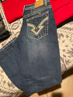 Dark blue jeans
