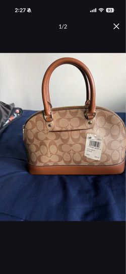 Coach Signature Mini Sierra Satchel Handbag