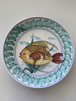 Hand Painted Platters From Sicily “La Spiga”