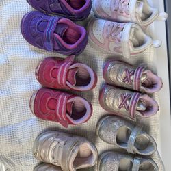 Toddler Girl Shoes.  Stride rite Nike Size 4-5