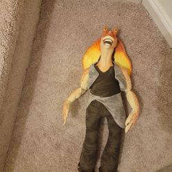 Like New! Jar Jar Binks Plush Toy From 1999 Star Wars Collectible 