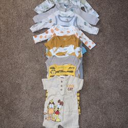 Bundle Of 10pcs 6-9m Baby Boy Clothes 