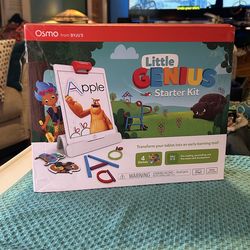 NEW! Osmo - Little Genius Starter Kit for iPad - 4 Hands-On Learning Games