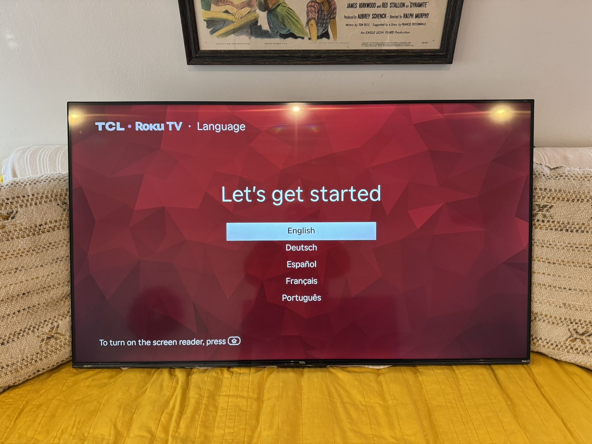 55” TCL 4-Series Roku Smart TV – 4K UHD w/ Remote