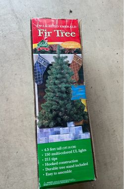 2005 Rite Aid 4.5-foot Multi Color Lighted Emerald Fir Tree by Yule Rite