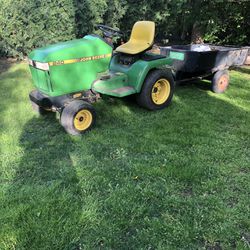 John Deere Tractor With Trailer