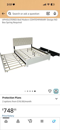 Queen bed with a twin xl under