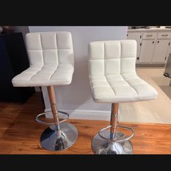 White Bar Stools