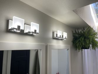 New Bathroom Lights Everything Included.