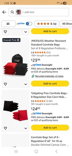 Cornhole Bags Set of 8